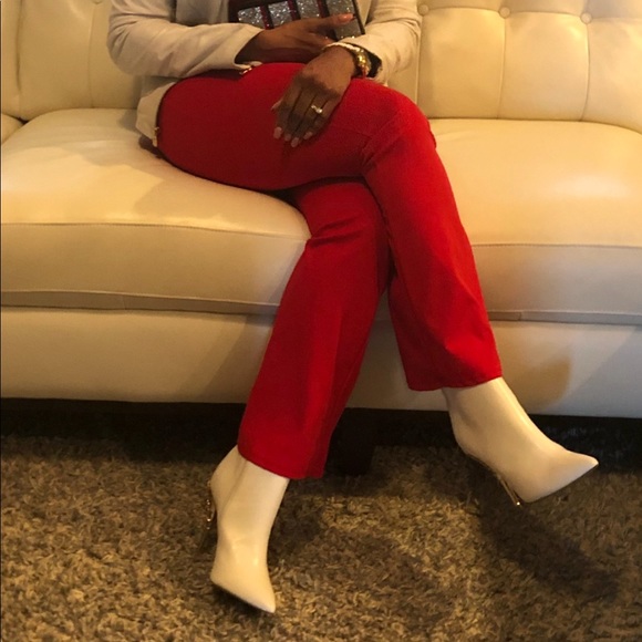 White and gold booties - Picture 3 of 4